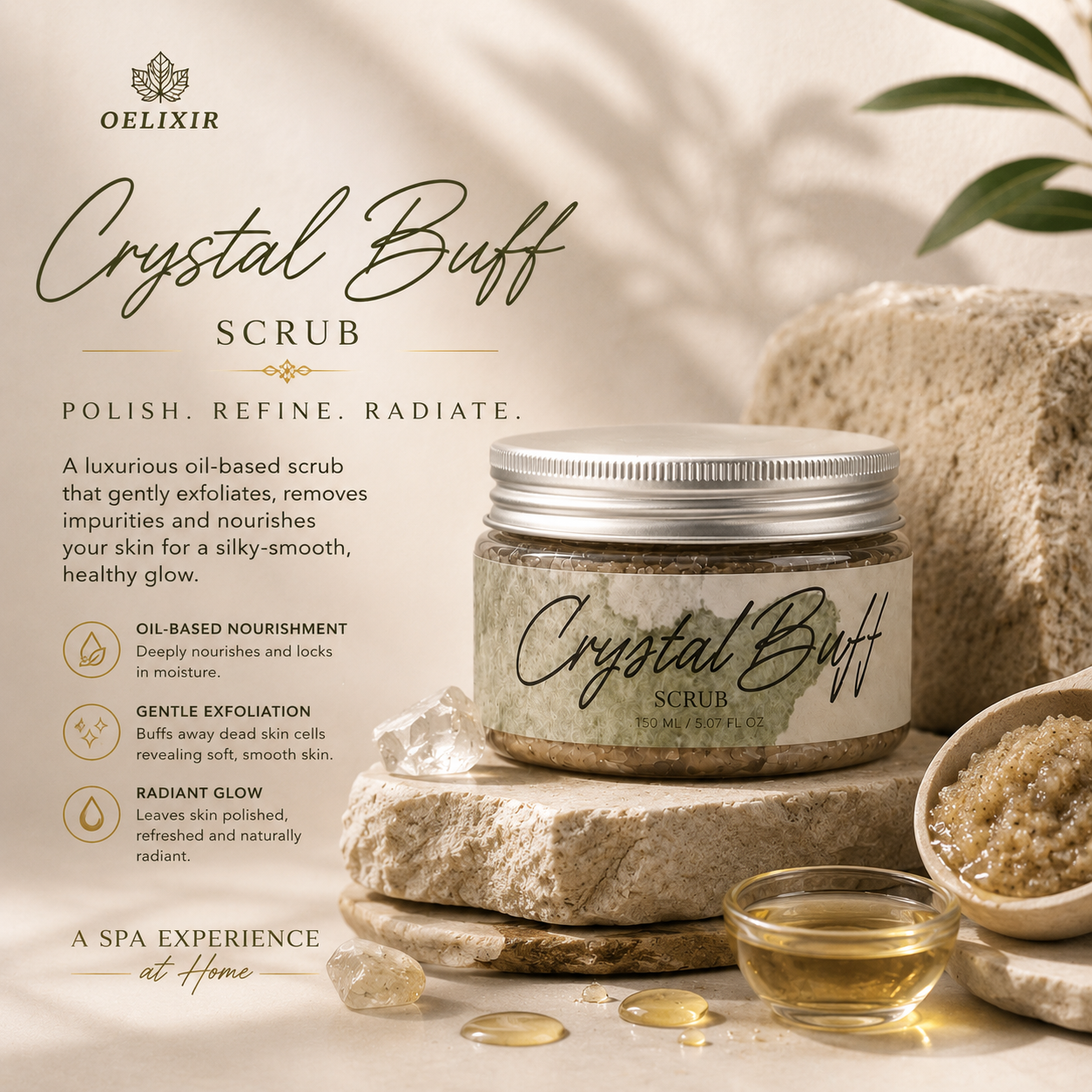 Crystal Buff Scrub